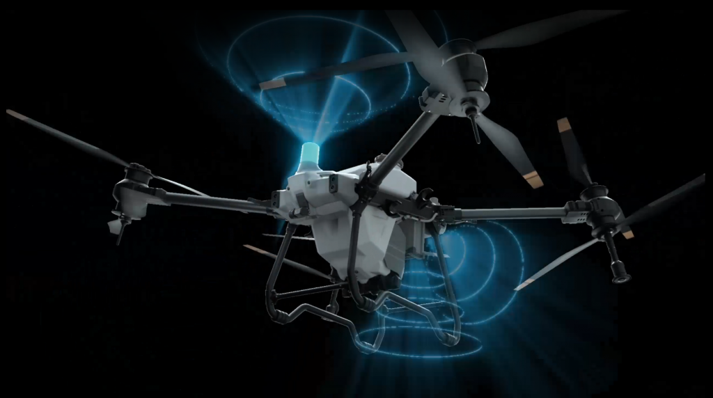 Drone Agras T40 - Radar